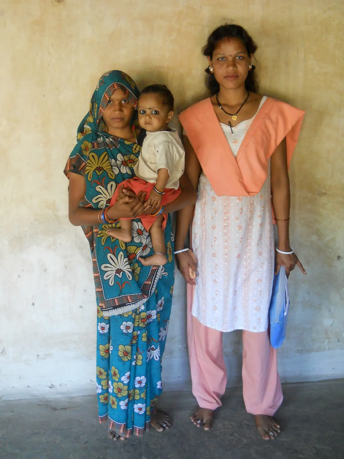 Women from a community in Madhya Pradesh